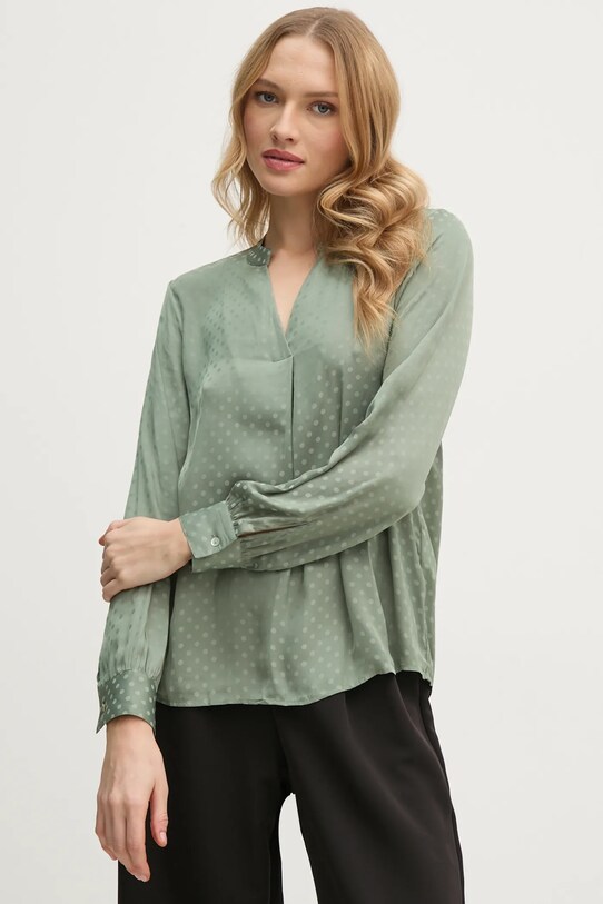 Блузка United Colors of Benetton зелений 58B2DQ007