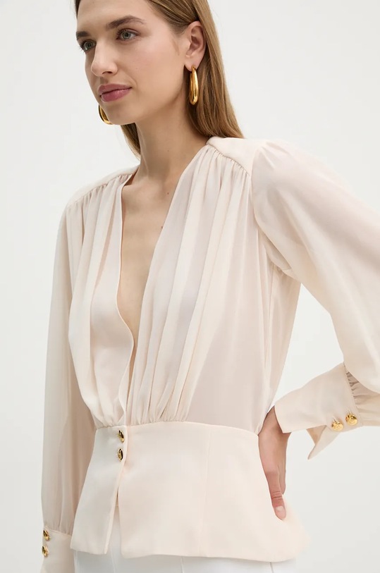 Elisabetta Franchi camasa bej CA07947E2