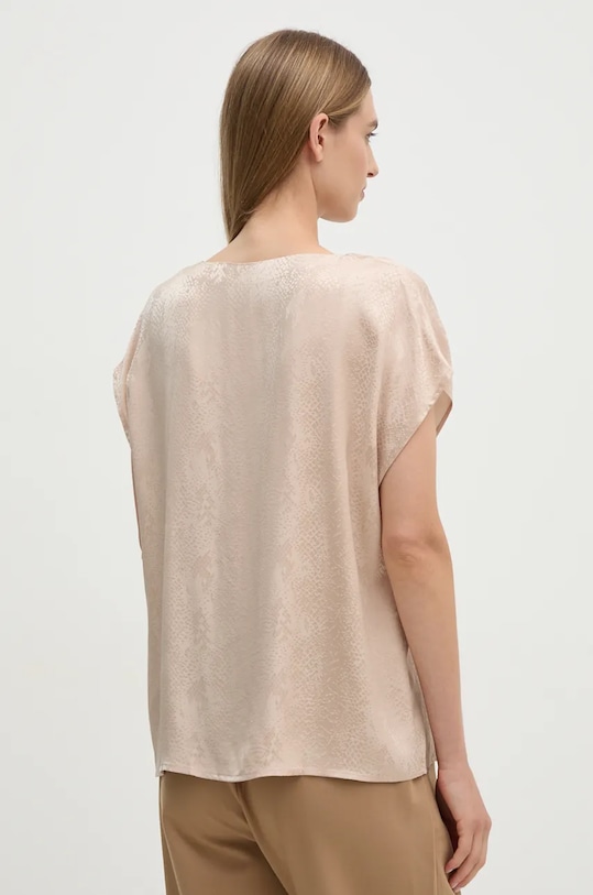 Odzież Sisley bluzka 57U5LQ07Q beżowy