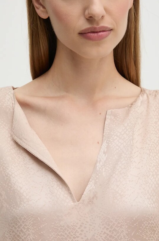 Sisley bluzka 57U5LQ07Q beżowy