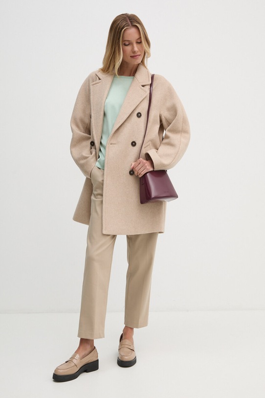 Блузка Sisley 5OGYLQ07G зелений AW24
