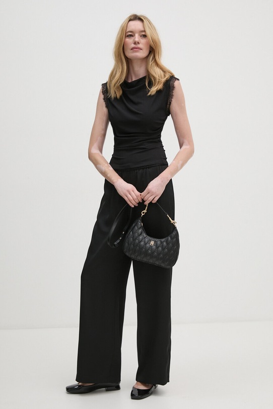 Sisley bluza 3XZUL105Y negru AW24