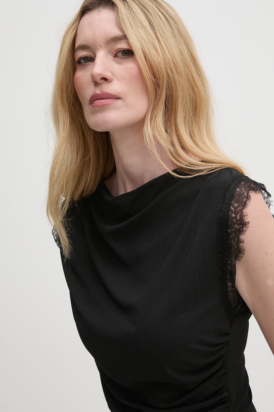 Sisley bluza negru 3XZUL105Y