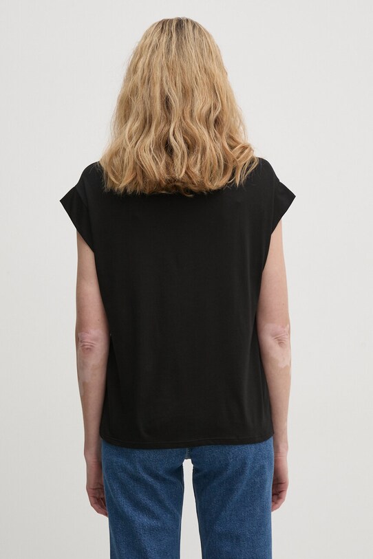 Odzież Sisley t-shirt 3QU4L103S czarny