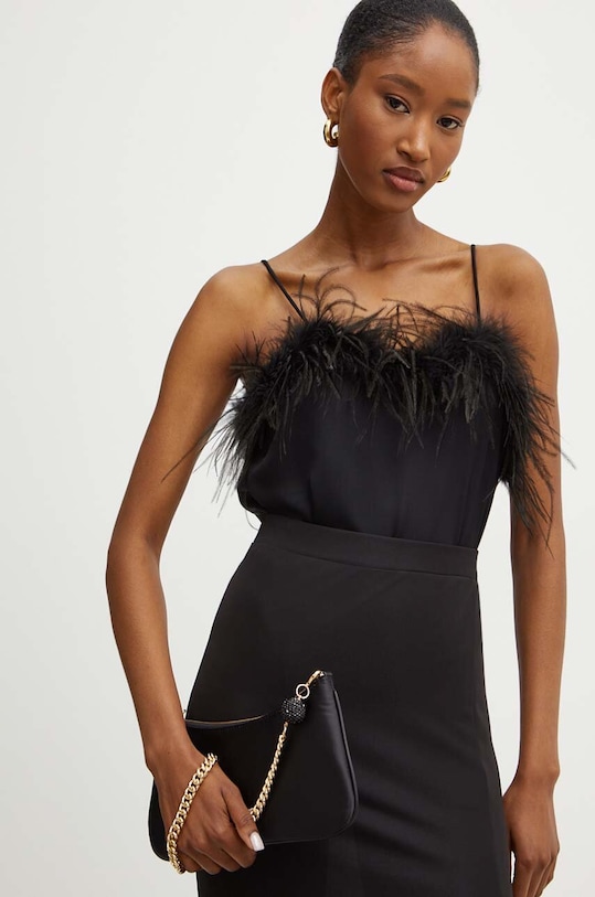 Топ Twinset casual чорний 242TP2453