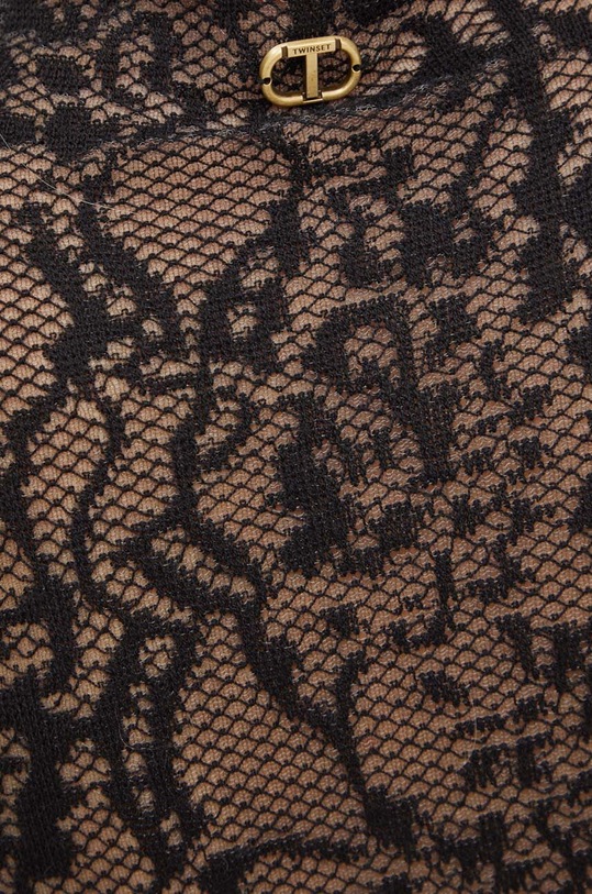 Twinset camicetta con aggiunta di lana 242TP3010 nero