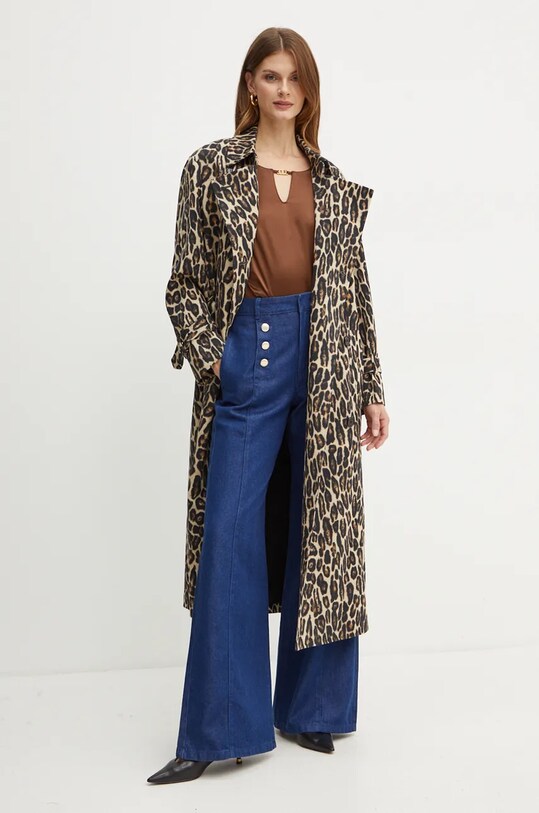 Блузка Twinset 242TF2123 коричневий AW24