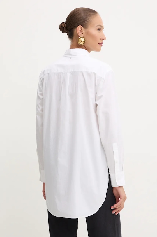 Oblačila Bombažna srajca Boss Orange 50524226 bela