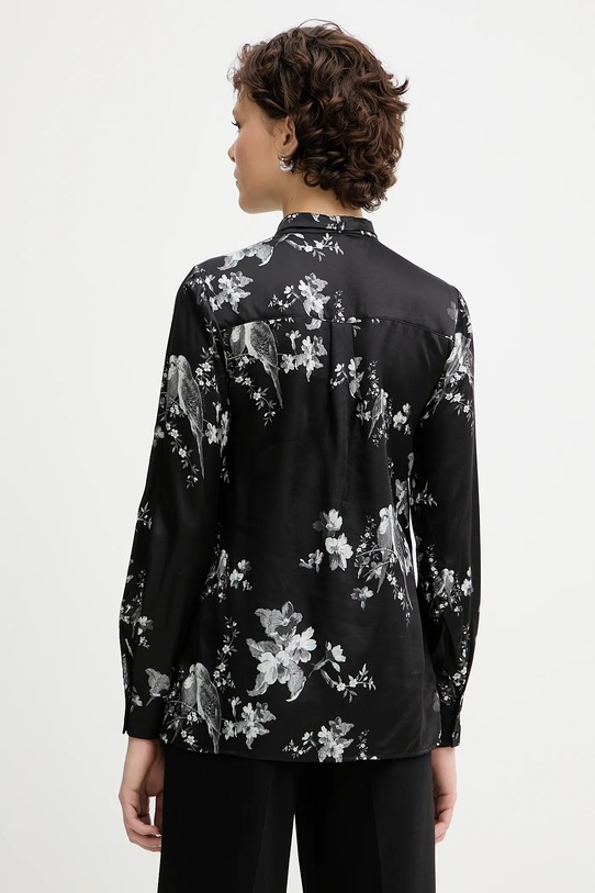 Îmbrăcăminte AllSaints camasa cu matase TONI IONA SHIRT W001PA negru