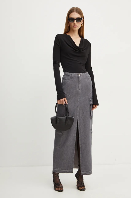 BOSS bluza 50523978 negru AW24