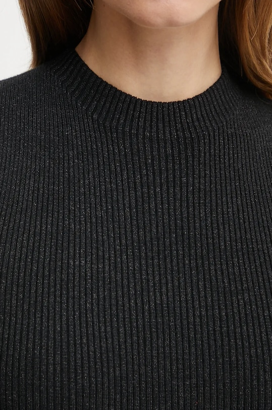 Vesta s prímesou vlny BOSS 50523749 čierna