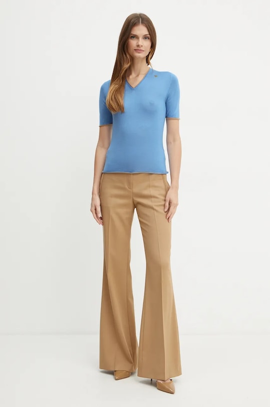 Vlněný svetr MAX&Co. 2426366033200 modrá AW24