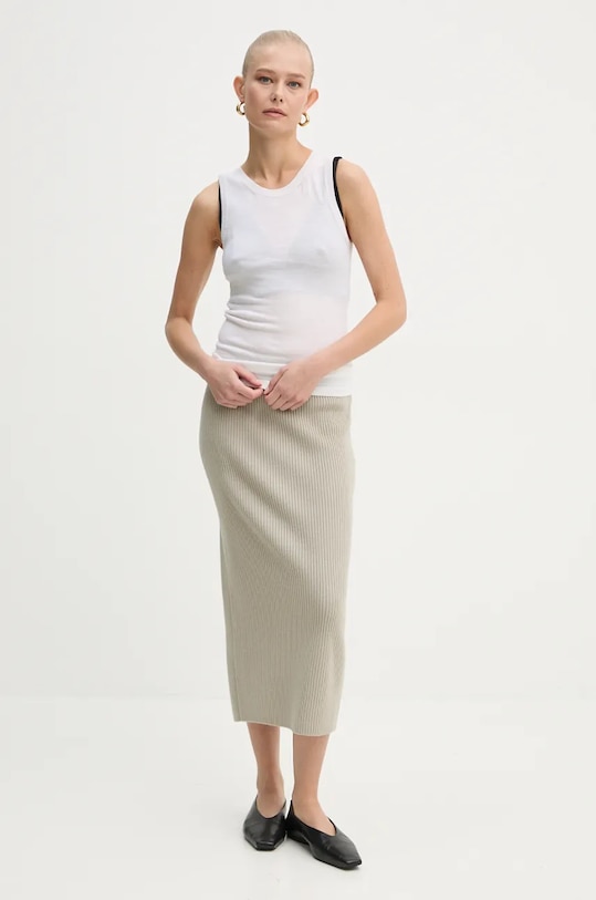 AERON tricou de lana CRTO546528 bej AW24