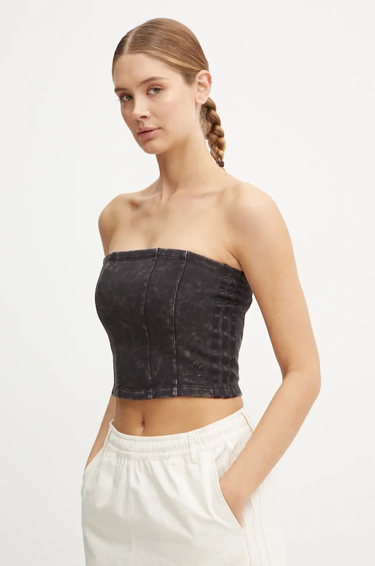 adidas Originals top Wash Corset black IW5570