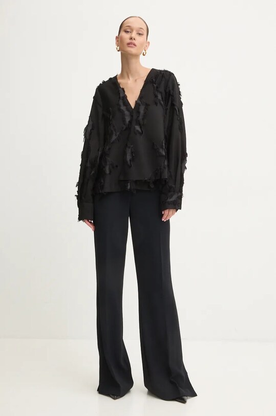 Stine Goya bluzka T003.2253 czarny AW24