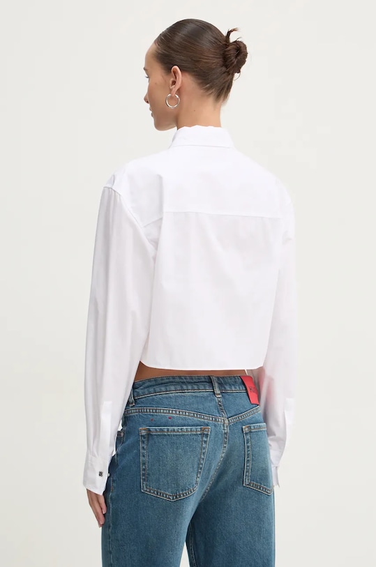 Oblečení Bavlněná košile HUGO 50523420 bílá