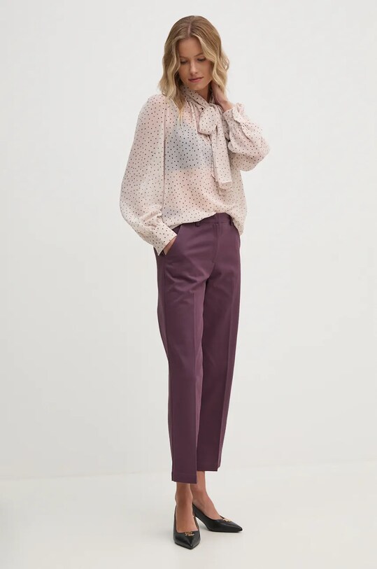 Sisley bluzka 52UMLQ088 beżowy AW24