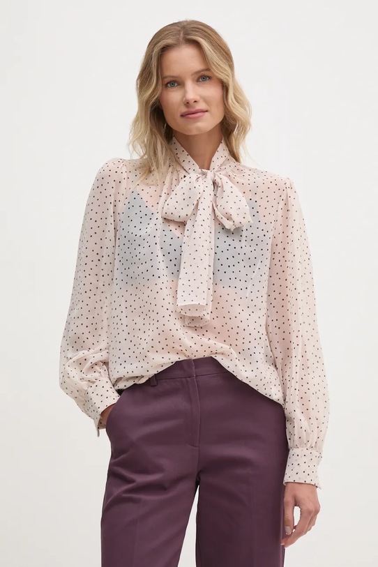 Sisley camicetta beige 52UMLQ088