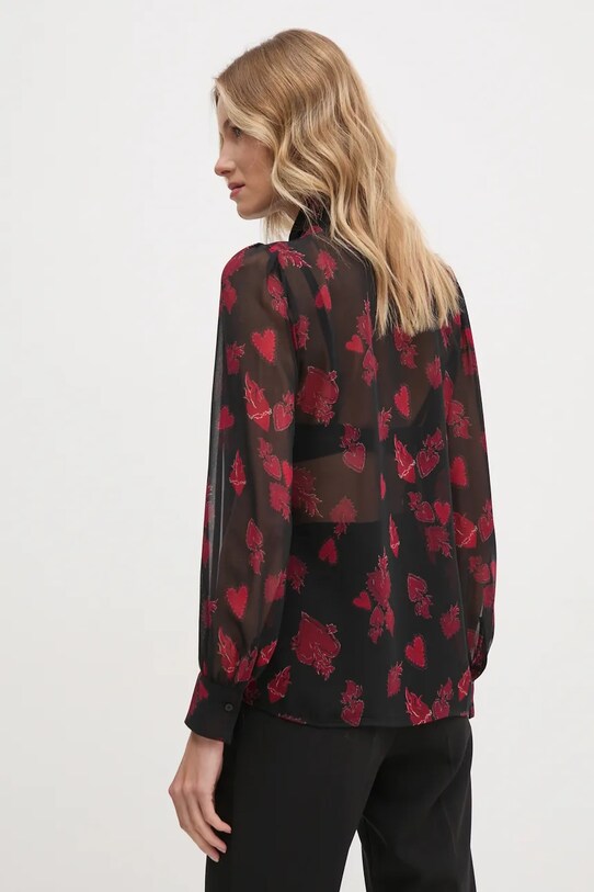 Îmbrăcăminte Sisley bluza 52UMLQ088 negru