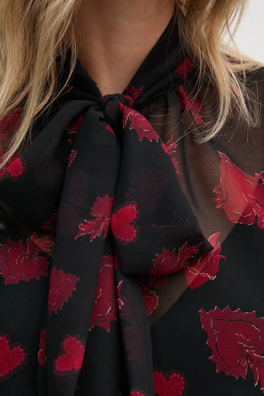 Блузка Sisley 52UMLQ088 чёрный