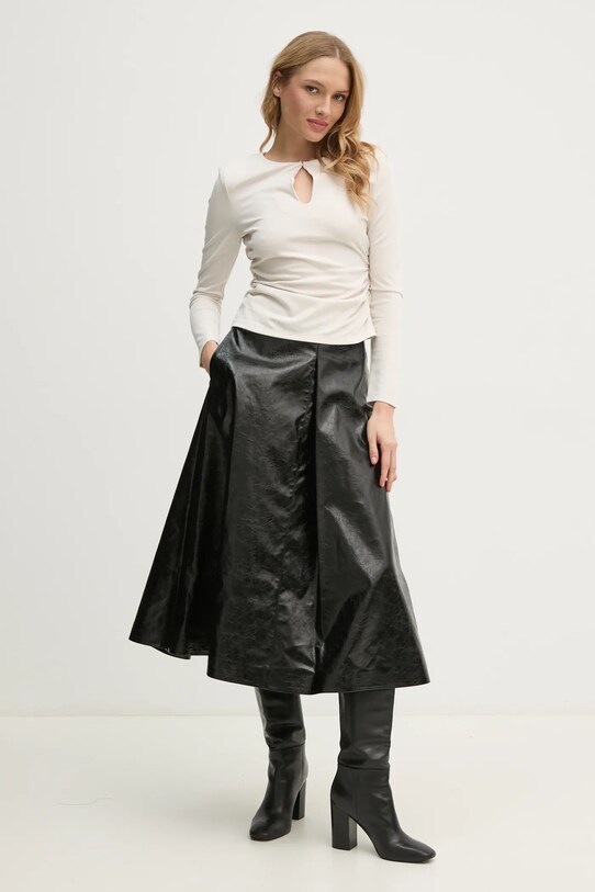 Блузка Sisley 5Y0XLQ080 бежевий AW24