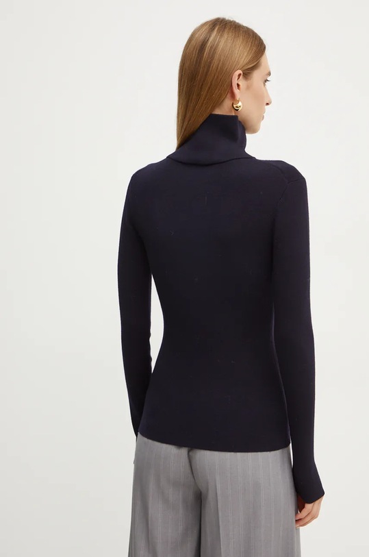 Îmbrăcăminte Victoria Beckham pulover de lana 1424KTP005849A bleumarin