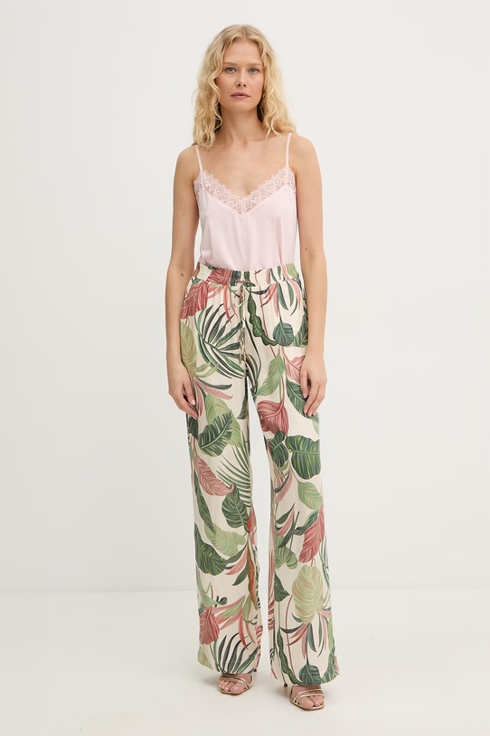 Morgan bluzka na ramiączkach damska z modalem BETINA BETINA różowy SS26