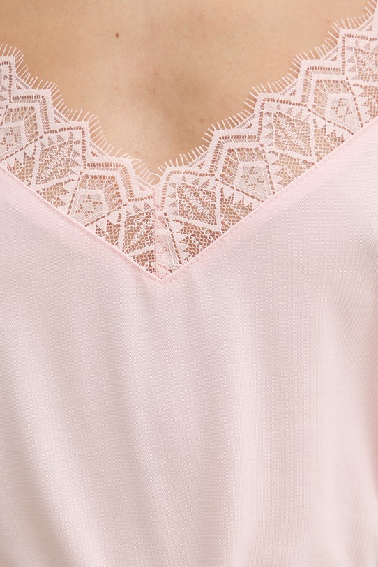 Morgan bluzka na ramiączkach damska z modalem BETINA BETINA różowy