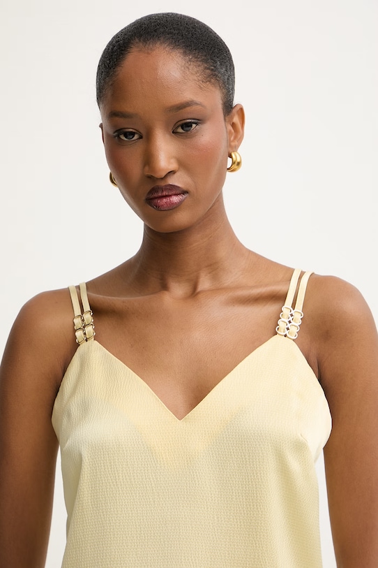 Morgan top damski OLAFI żółty OLAFI