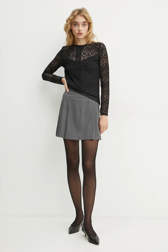 Îmbrăcăminte Morgan bluza TIMAY TIMAY negru