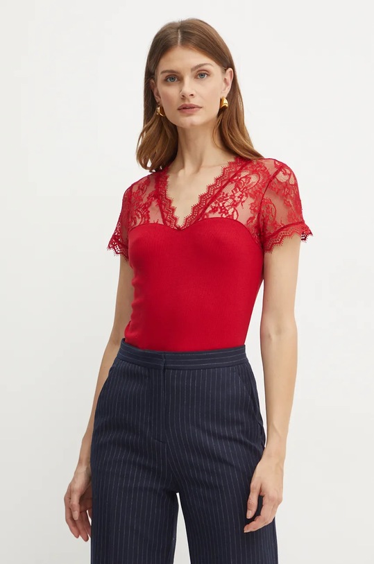 Morgan bluzka DLAMI bordowy DLAMI