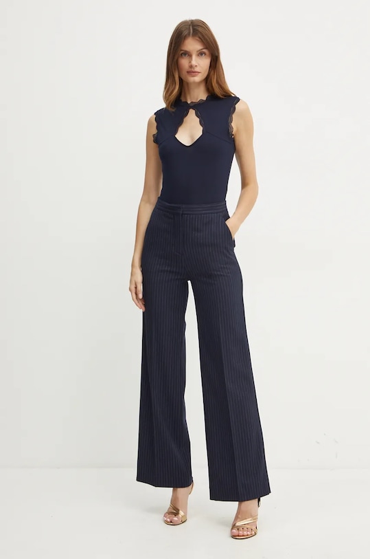 Morgan bluzka DOUAZI DOUAZI granatowy AW24