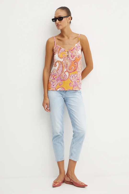 Morgan top OELI.F cu modele galben OELI.F