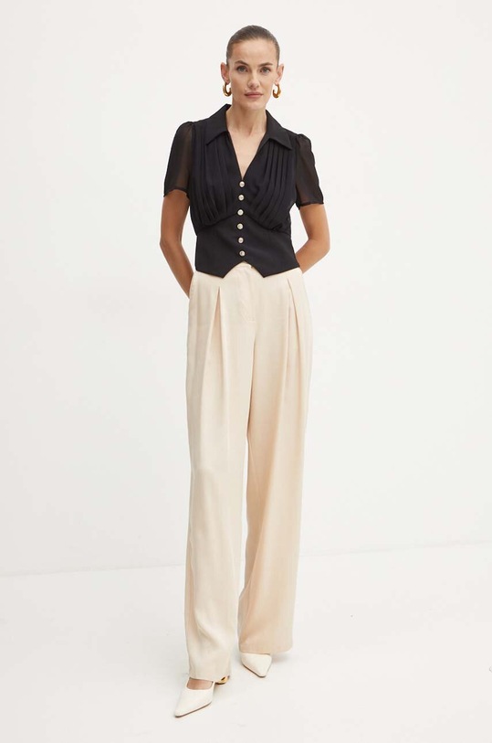 Μπλουζάκι Morgan OPLIA OPLIA μαύρο AW24