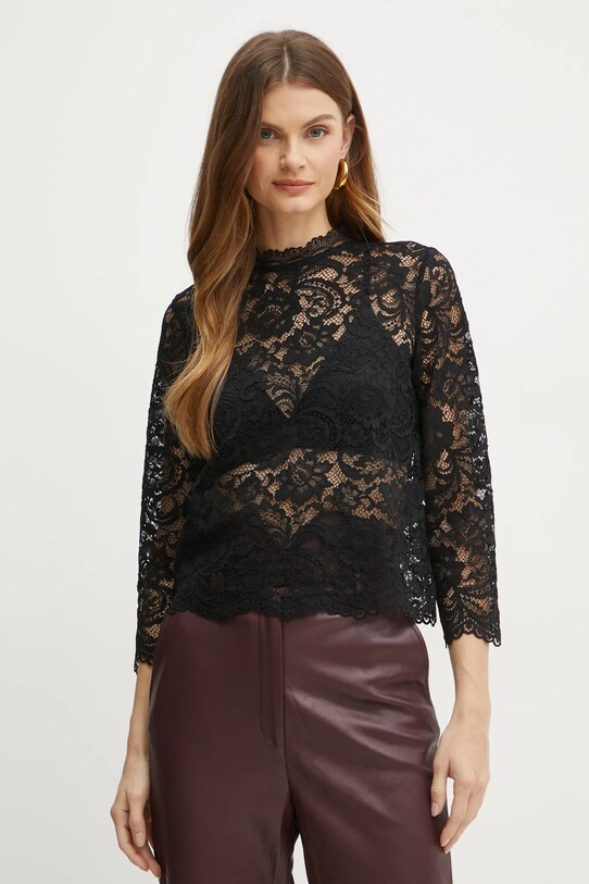 Morgan bluza TAMO uni negru TAMO