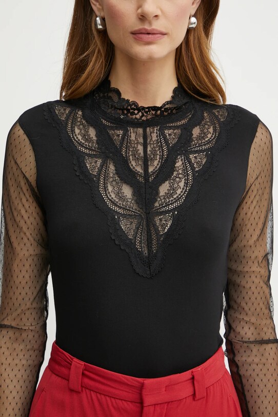 Блузка Morgan TGLYDE TGLYDE чёрный