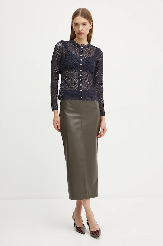 Morgan pulover TIMBA TIMBA bleumarin AW24