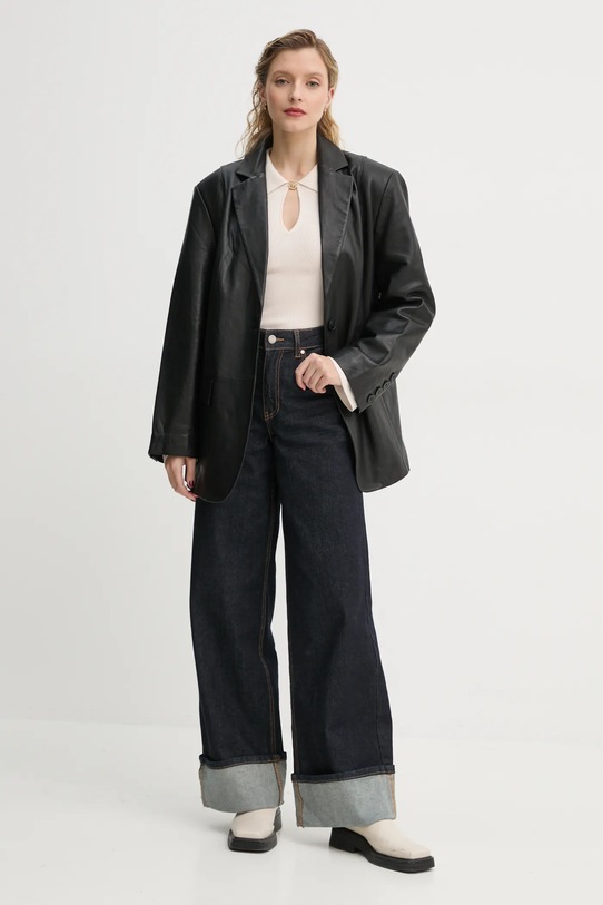 Vlněný svetr FROM FUTURE WTO02286 béžová SS25