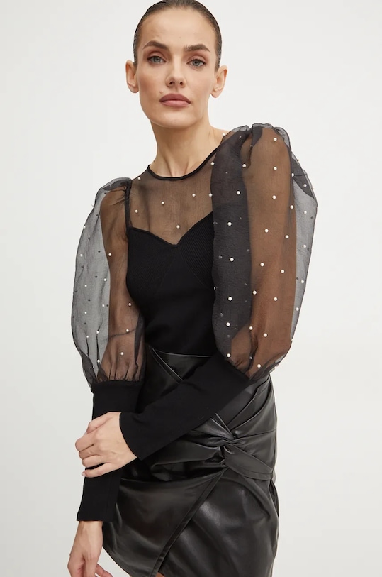 Karl Lagerfeld bluzka czarny 246W2004