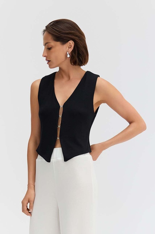 Saint Body vesta cu captuseala negru SB.554