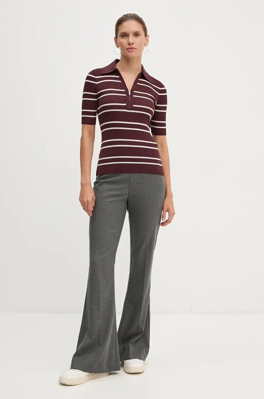 Sveter A.L.C. 7SWTP00620 burgundské AW24