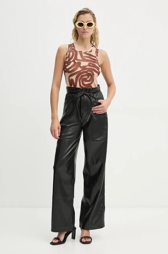 Top Nanushka ANNEKE NW24PFTP14615 hnědá AW24