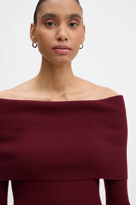 Μάλλινο πουλόβερ A.L.C. Evelyn μπορντό 7SWTP00623