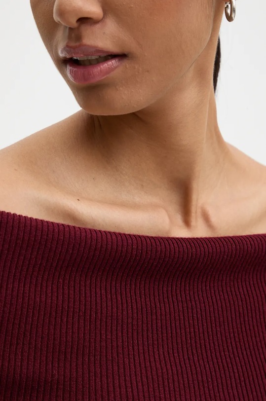 Μάλλινο πουλόβερ A.L.C. Evelyn 7SWTP00623 μπορντό