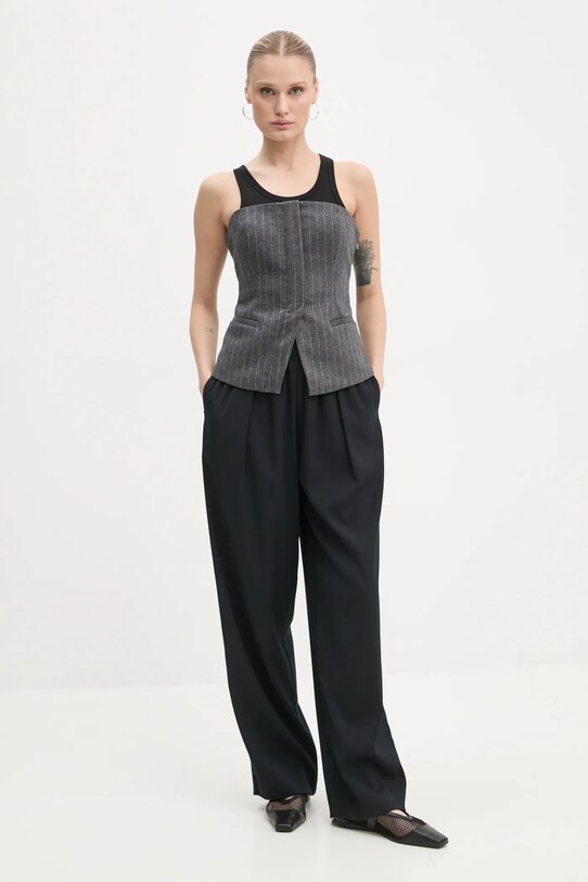 Блузка A.L.C. Renee 5TOPS01726 сірий AW24