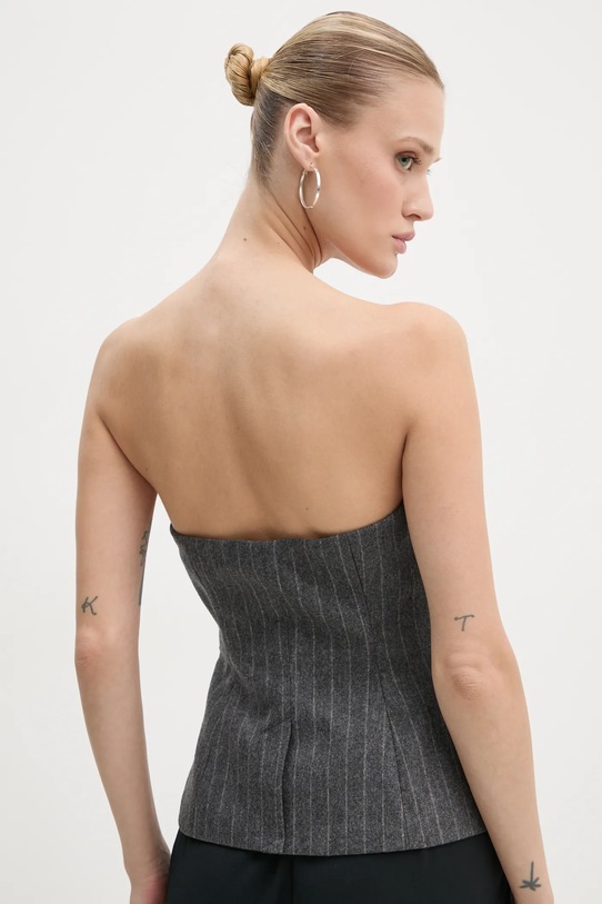 Îmbrăcăminte A.L.C. bluză de lână Renee 5TOPS01726 gri