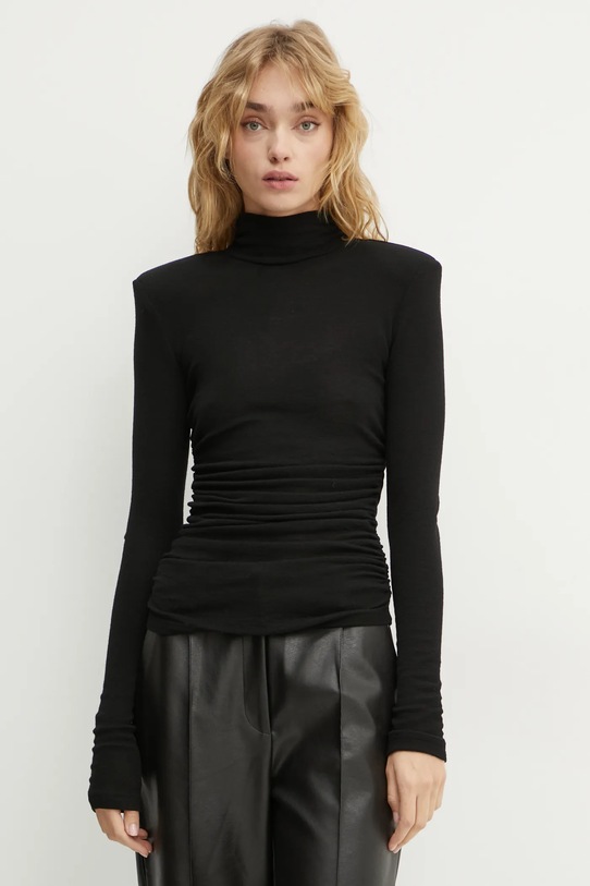 La Mania sweter wełniany ESME czarny LM.ESME