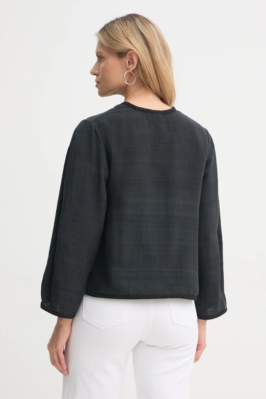 Oblečení Hedvábné tričko By Malene Birger MINEAS 102436 černá