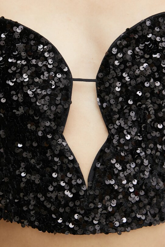 Bardot top ELENI 59112TB2 negru
