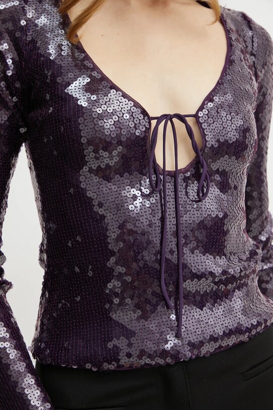 Блуза Bardot VERONA виолетов 59610TB